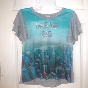 Girls Arizona Co. 2XL Grey Graphic T-Shirt